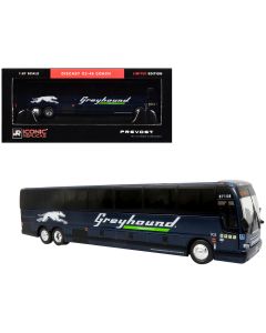 2023 Prevost X3-45 Coach Bus Diecast Model Blue Metallic 1/87 Limited Edition