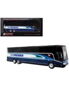 2023 Van Hool TX-45 Motorcoach Bus Diecast Model, Limited Edition 1/87, Blue & Black