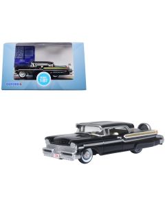 1957 Mercury Montclair Diecast Model Car Tuxedo Black 1/87 HO Scale Oxford