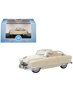 1950 Nash Rambler Custom Landau Convertible Diecast Model Car 1/87 Scale HO Champagne Ivory