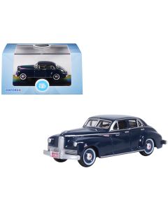 1942 Packard Clipper Touring Sedan Diecast Model Car 1/87 HO Scale Blue by Oxford