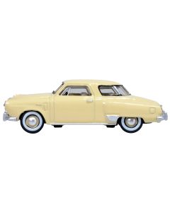 1950 Studebaker Champion Starlight Coupe Diecast Model Car 1/87 HO Scale Tulip Cream by Oxford