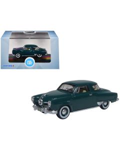 1950 Studebaker Champion Starlight Coupe Aqua Green Diecast Model Car 1/87 HO Scale