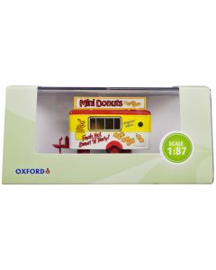 2023 Mobile Food Trailer Mini Donuts 1/87 HO Scale Diecast Model Oxford