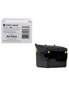 2023 Refuse Trash Bin Black 1/34 Diecast Model - First Gear Collectible