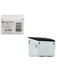 2023 Refuse Trash Bin White 1/34 Diecast Model - First Gear Collectible