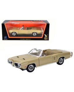 1970 Dodge Coronet R/T Gold 1/18 Diecast Model Car - Road Signature