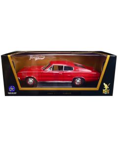 1966 Dodge Charger Red 1/18 Diecast Model Car Road Signature Collectible