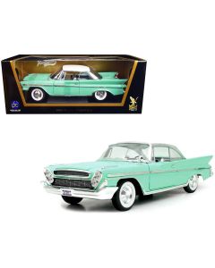 1961 DeSoto Adventurer 1/18 Diecast Model Car Light Green/White Top Road Signature