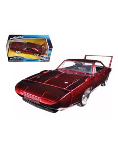 1969 Dodge Charger Daytona Red 1/24 Diecast Model Car Fast & Furious 7 Jada