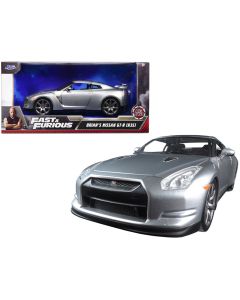 1/24 Diecast Model Car 2009 Nissan GT-R R35 Silver Fast & Furious by Jada