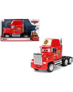 2006 Mack Truck #95 Red Diecast Model Car Cars Hollywood Rides by Jada