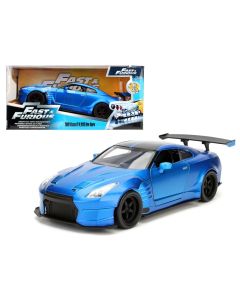 2009 Nissan GTR R35 Diecast Model Car 1/24 Blue Ben Sopra Jada Fast & Furious