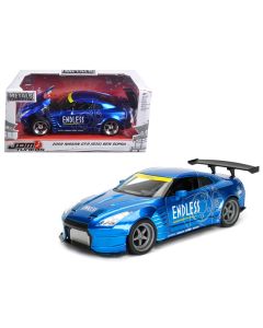 2009 Nissan GT-R (R35) Diecast Model Car - Ben Sopra Blue JDM Tuners 1/24 by Jada