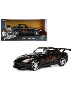 2001 Honda S2000 Black Fast & Furious 1/24 Diecast Model Car Jada
