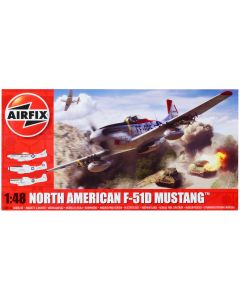 2023 Airfix 1/48 North American F-51D Mustang Model Kit - 3 Scheme Options