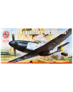 2023 Airfix 1/24 P-51D Mustang Model Kit - 2 Scheme Options, Plastic Aircraft Kit