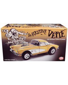 1961 Chevrolet Corvette Gasser Diecast Model Car 1/18 Limited Edition Gold Metallic