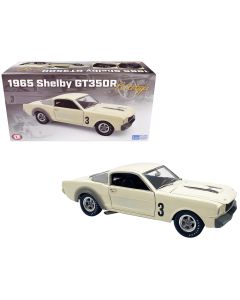 1965 Shelby GT350R Prototype #3 White 1/18 Diecast Model Car Limited Edition 312 pcs