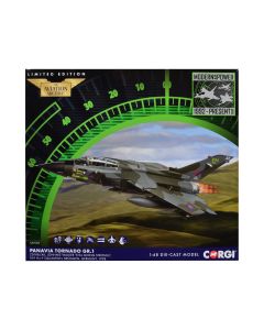 1998 Panavia Tornado GR.1 Diecast Model - Johnnie Walker No. 9 Squadron RAF 1/48 Corgi