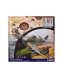 1944 Hawker Typhoon IB Diecast Model - RAF 146 Wing JB II Corgi 1/72