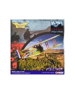 1918 SPAD S.XIII Diecast Model - Captain Robert Soubiran, 103rd Aero Squadron, Corgi 1/48