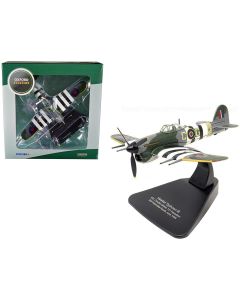 1944 Hawker Typhoon 1B Diecast Model Plane 1/72 Oxford Aviation RAF 121 Squadron