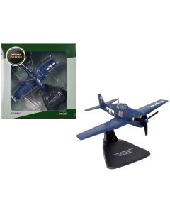 1945 Grumman Hellcat F6F-5 Diecast Model Aircraft - Lt. Cdr. Eder VS-1, 1/72 Scale