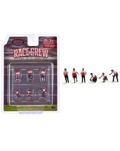1/64 Scale Diecast Figure Set - Race Crew Limited Edition 3600 by American Diorama