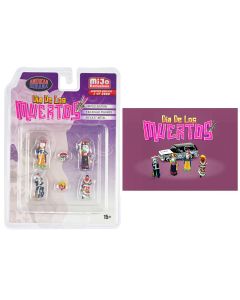 2023 Dia de los Muertos Diecast Set 1/64 Scale 6pc Limited Edition American Diorama