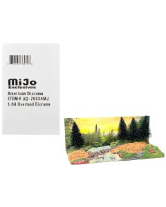 1/64 Scale Overland Off-Road Diorama Forest Background American Diorama Model