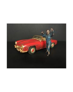 2023 Zombie Mechanic Figurine II for 1/18 Scale Models - American Diorama