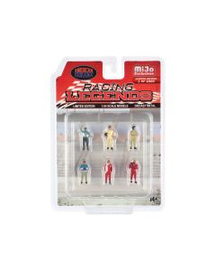 1/64 Scale Diecast Set Racing Legends 6pc Limited Edition 4800 American Diorama