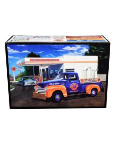 1950 Chevrolet 3100 Pickup Truck Model Kit Union 76 1/25 Scale AMT Skill 2