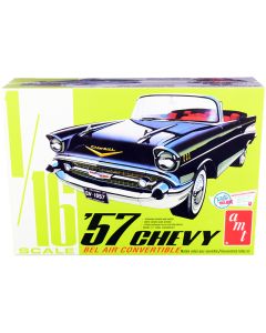 1957 Chevrolet Bel Air Convertible Model Kit 1/16 Scale 2-in-1 AMT