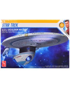 1984 U.S.S. Excelsior NX-2000 Model Kit 1/1000 Scale Star Trek III AMT