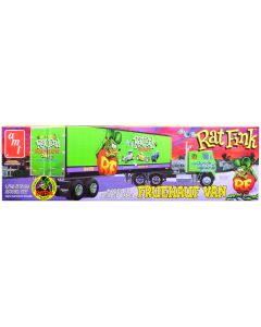 1/25 Scale Model Kit AMT Fruehauf FB Beaded Panel Van Trailer Rat Fink