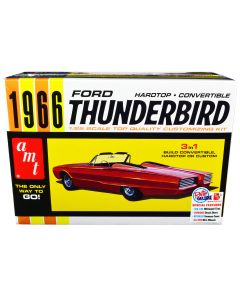 1966 Ford Thunderbird Model Kit 1/25 Scale 3-in-1 Hardtop/Convertible by AMT