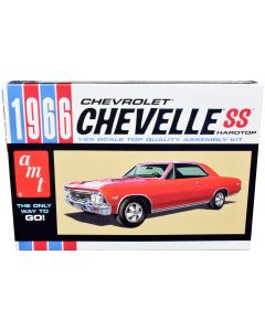 1966 Chevrolet Chevelle SS Hardtop Model Kit 1/25 Scale by AMT - Skill 2