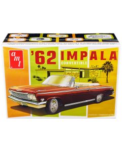 1962 Chevrolet Impala Convertible Model Kit 1/25 Scale AMT Skill 2