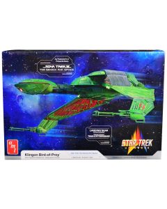 1984 AMT Skill 2 Model Kit Klingon Bird-of-Prey 1/350 Scale Star Trek III