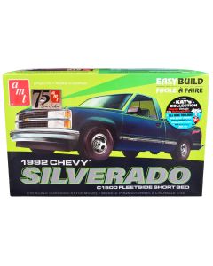 1992 Chevrolet Silverado C1500 Model Kit - 1/25 Scale Easy Build Pickup Truck by AMT