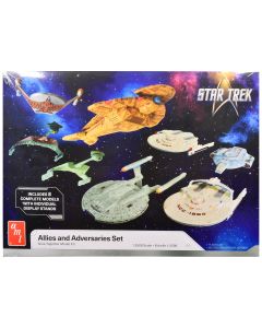 2023 AMT Star Trek Model Kit 1/2500 Scale Allies & Adversaries Space Ship Set
