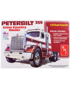 2023 AMT Skill 3 Model Kit Peterbilt 359 Cross Country Hauler 1/25 Scale