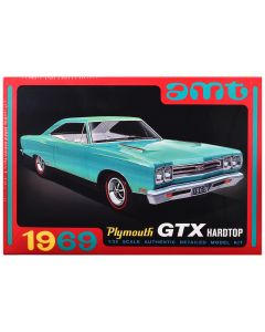 1969 Plymouth GTX Hardtop Model Kit 1/25 Scale AMT Skill 2 Classic Car
