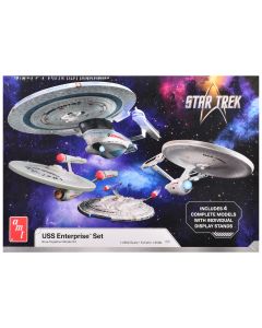 2023 Skill 2 Model Kit U.S.S. Enterprise 4 Ship Set Star Trek 1/2500 Scale AMT