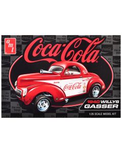 1940 Willys Coupe Model Kit Coca-Cola Race Team 1/25 Scale by AMT