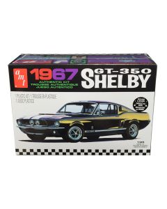 1967 Ford Mustang Shelby GT350 Model Kit 1/25 Scale Black by AMT