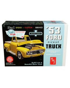 1953 Ford Pickup Truck Model Kit 1/25 Scale AMT Trophy Series 3-in-1