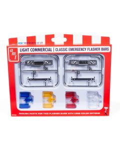 2023 AMT Skill 2 Model Kit - 1/25 Scale Light Commercial Classic Emergency Flasher Bars Set of 10